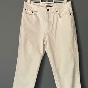 Ralph Lauren White Capri